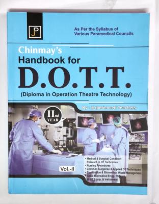 JP Chinmay Handbook For DOTT Volume-II Exam Latest Edition